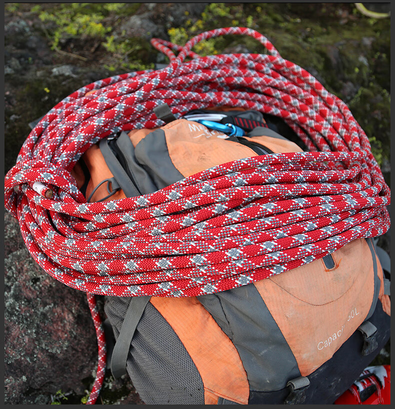 定制欣达静力绳攀岩绳户外登山绳子安全绳速降绳高空作业救援攀登主绳