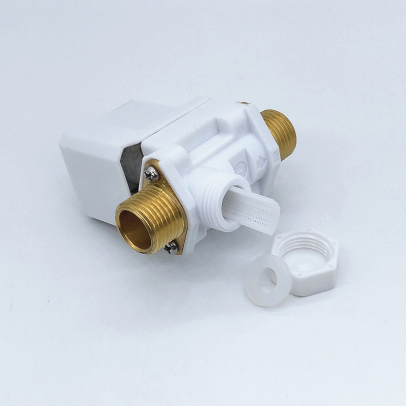 太阳能电磁阀热水器自动控制上水阀dc12v进水阀电动阀配件白色沐源