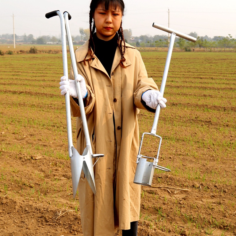 种辣椒苗神器移苗器移栽器农用工具西瓜营养钵插秧机器取土栽苗器