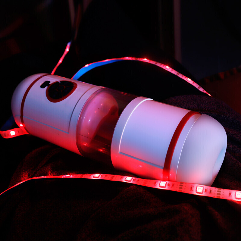 久爱飞机杯全自动旋转震动男性炮机舌舔插抽夹吸可出水男用自慰器多国