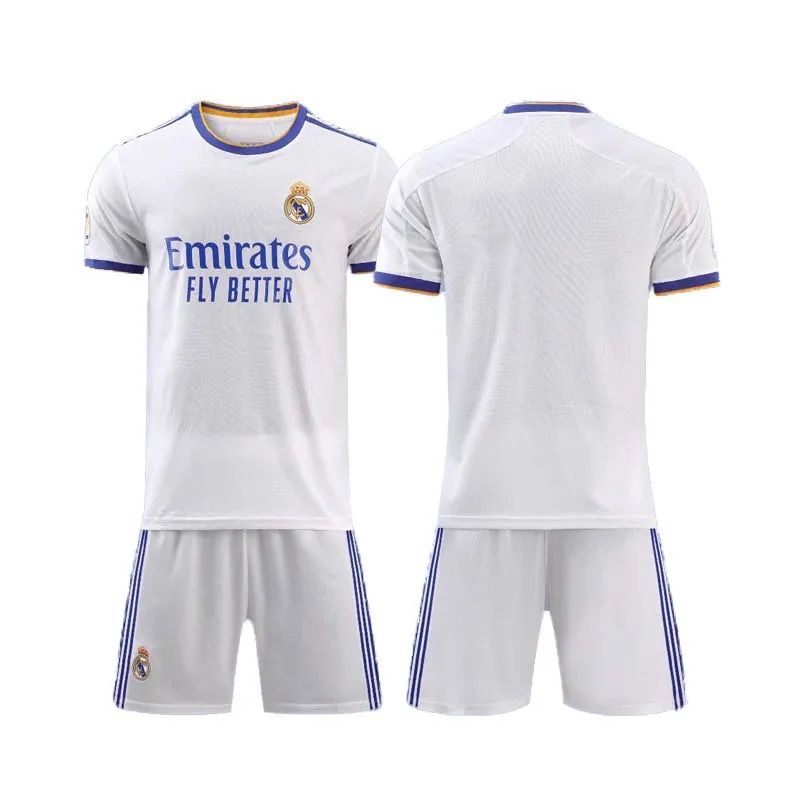 滕讯体育官方旗舰店同款2122皇马球衣主客场7号c罗成人足球服套装定制