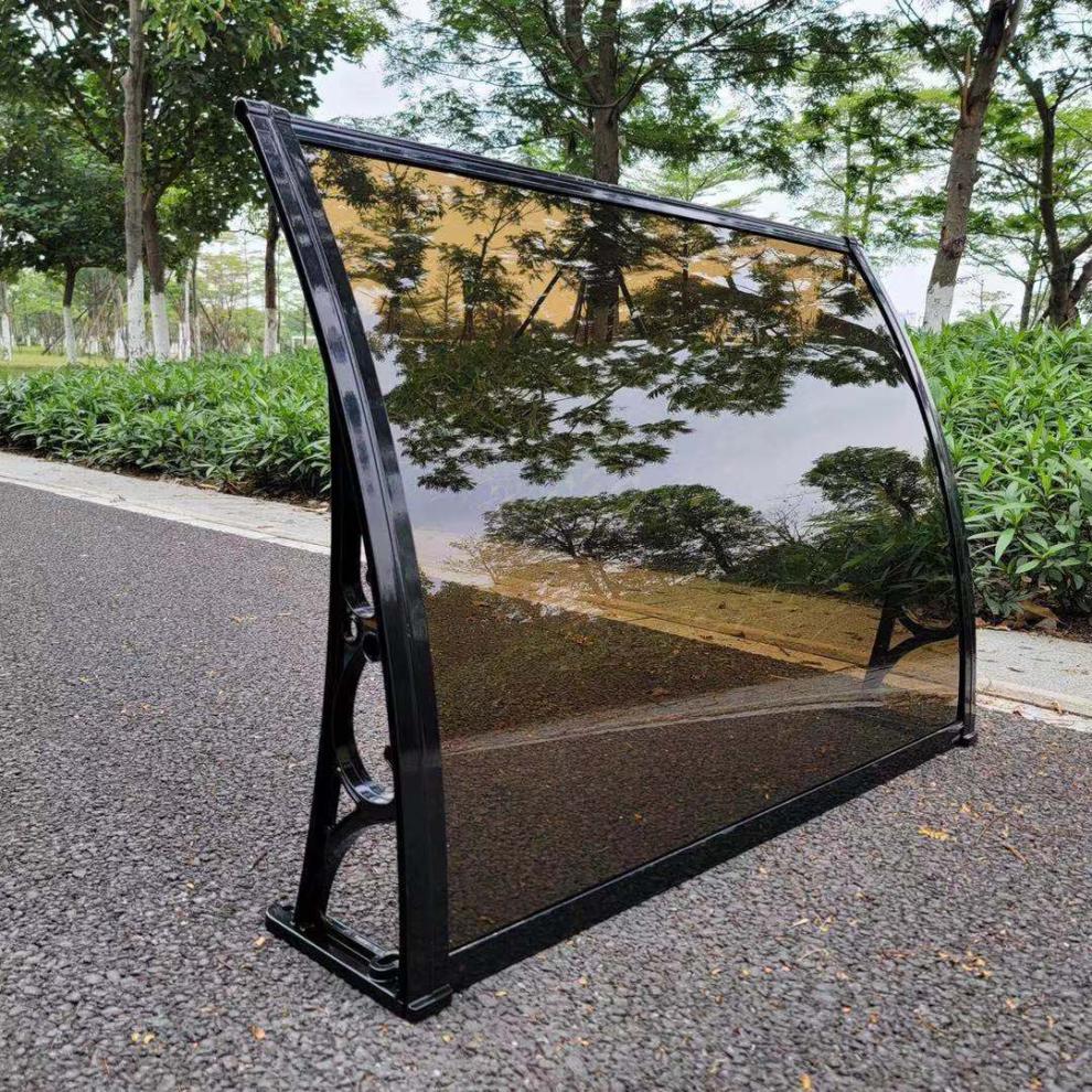 雨棚屋檐遮雨棚户外窗户阳台空调防雨挡雨遮阳棚铝合金家用雨搭子