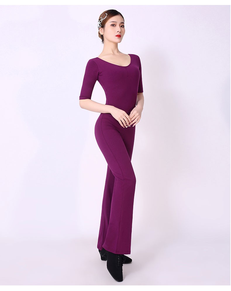 丹宝罗(doubl)形体训练服套装现代舞型体练功服舞蹈服走秀优雅礼仪课