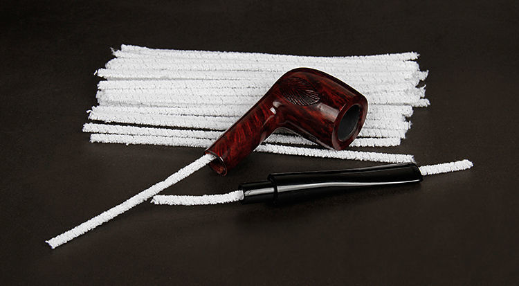 烟斗清洁通条50/100装烟斗嘴清洁棉条专用工具烟嘴软通批发 白色100支