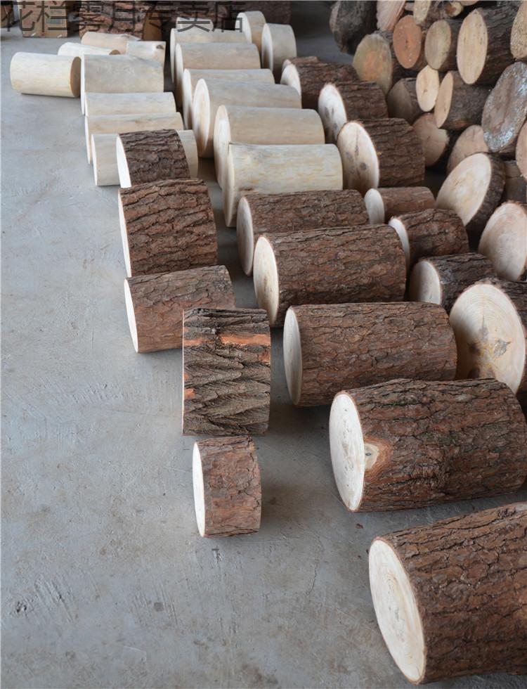 梓木墩子原木墩树桩木桩凳树墩凳根雕茶几凳坐墩实木墩子支架底座q