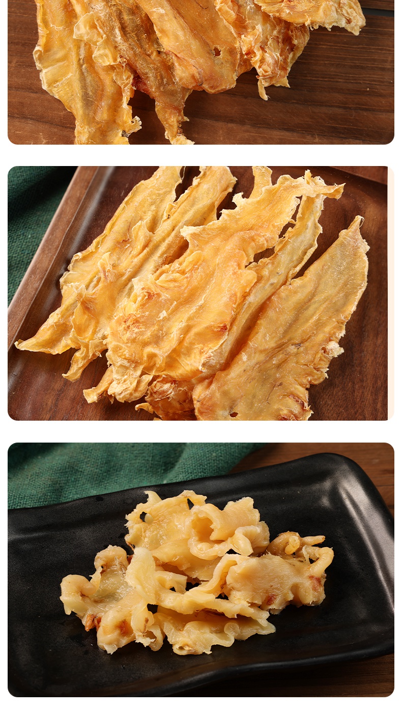 青源堂鳕鱼胶花胶干货深海非即食鲜炖孕妇鸡汤原料中秋礼盒装