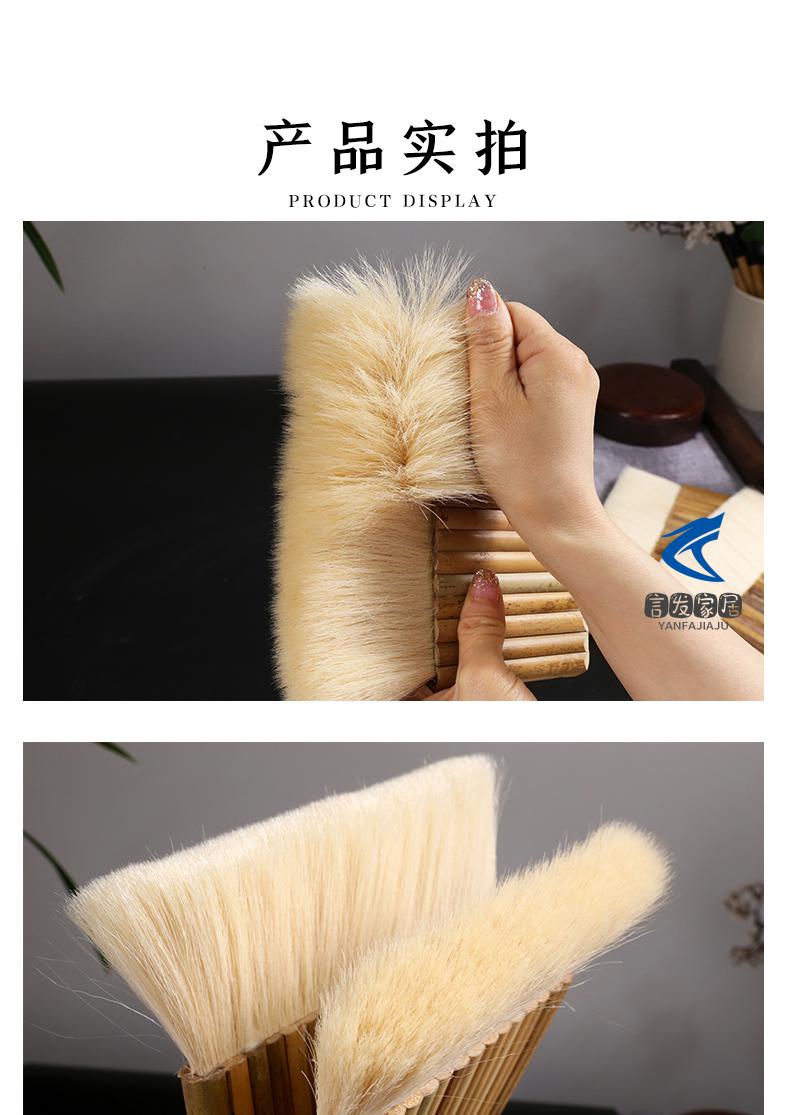 羊毛排刷排笔传统手工浆糊装裱字画刷子排刷羊毫长锋揭裱修复国画打