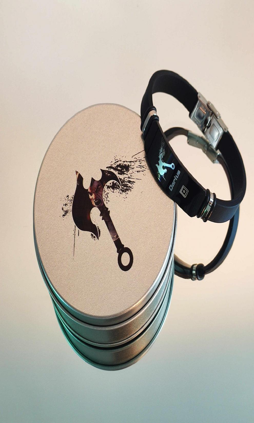 万代bandai英雄联盟战队周边炫酷lol创意签名情侣游戏手环学生毕业