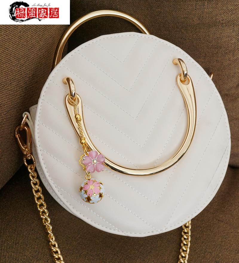 御守 日本浅草寺樱花铃铛手机挂件日本御守手机链樱花铃铛 猫头鹰