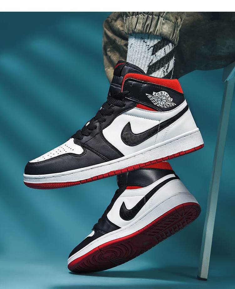 【官方自营旗舰店】【2022同款】aj高帮篮球鞋男鞋空军一号纯原白蓝黄