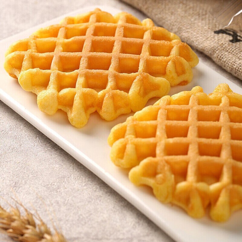 淘格华夫整箱食早餐小吃面包速食懒人休闲食品小圆饼500g华夫蛋糕400g