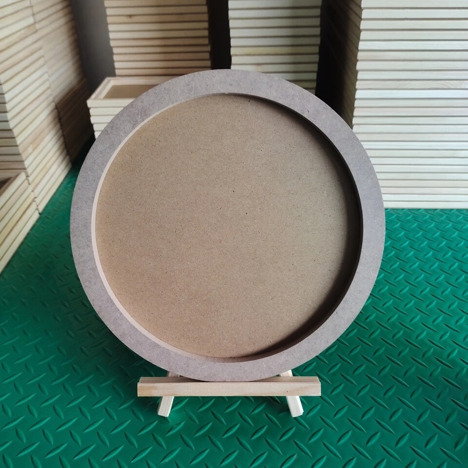 粘土相框 圆形粘土画框黏土画框画框彩泥画框陶土画框纸浆画框环创