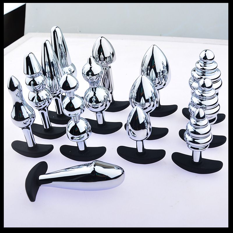 私密发货金属后庭肛塞按摩器开发男士扩肛器小号男用同志gay性用品男