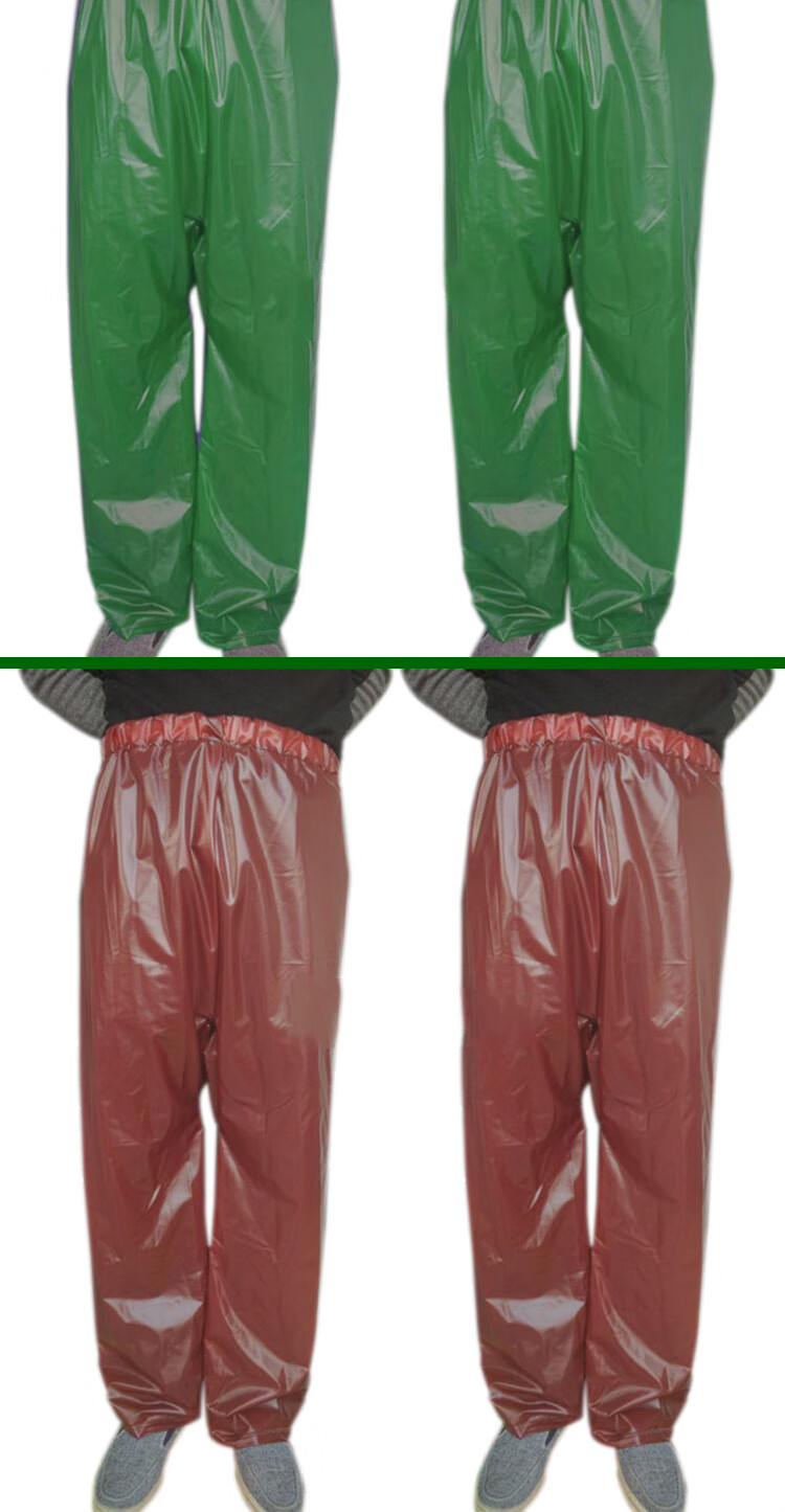 雨裤男女防风防雨防水裤包不漏牛筋户外海胶农用骑行耐用单条裤海胶皮