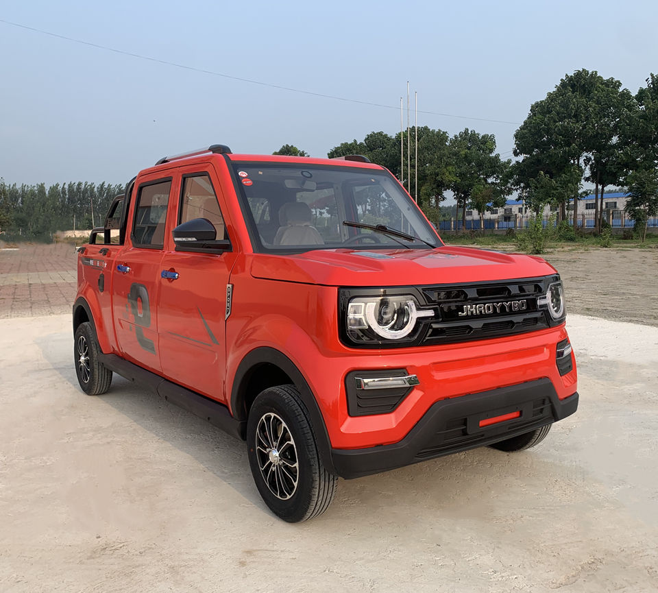 英诺普电动皮卡四轮车双排拉货家用大功率皮卡载重王油电两用 豪华版