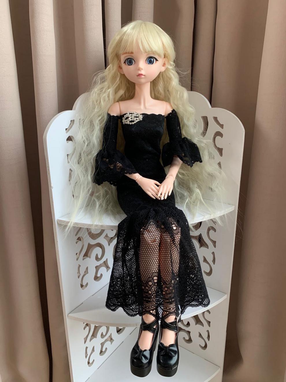 60厘米娃娃衣服换装60cm厘米罗丽娃娃穿衣服裙子婚纱裙时装裙女孩玩具