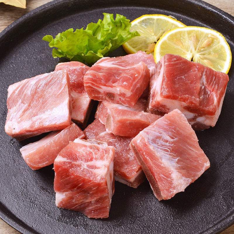 排骨粒免切猪排骨块火锅食材一整箱免切排骨整箱6斤骨头多肉少款