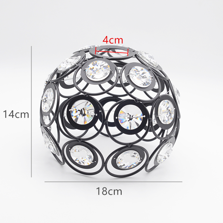 水晶吊灯灯罩欧式简约现代蜡烛餐吊线灯装饰灯罩灯具灯饰配件简约商用