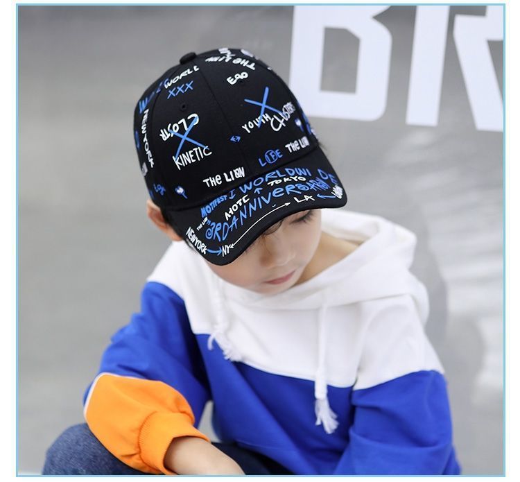 栀束新品鸭嘴帽儿童春秋季棒球帽2022新款中大童鸭舌帽男童可爱310岁