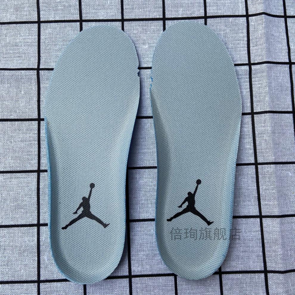 适配aj儿童鞋垫小孩男童吸汗防臭透气运动减震女童蓝球鞋垫 蓝白标(24