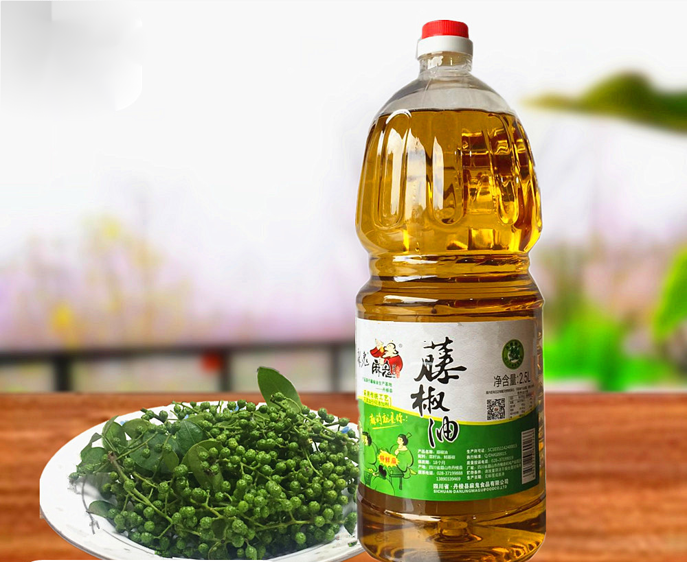 麻鬼藤椒油 2.5l 四川麻鬼藤椒油特麻鲜香麻油 米线凉拌菜青藤椒油餐