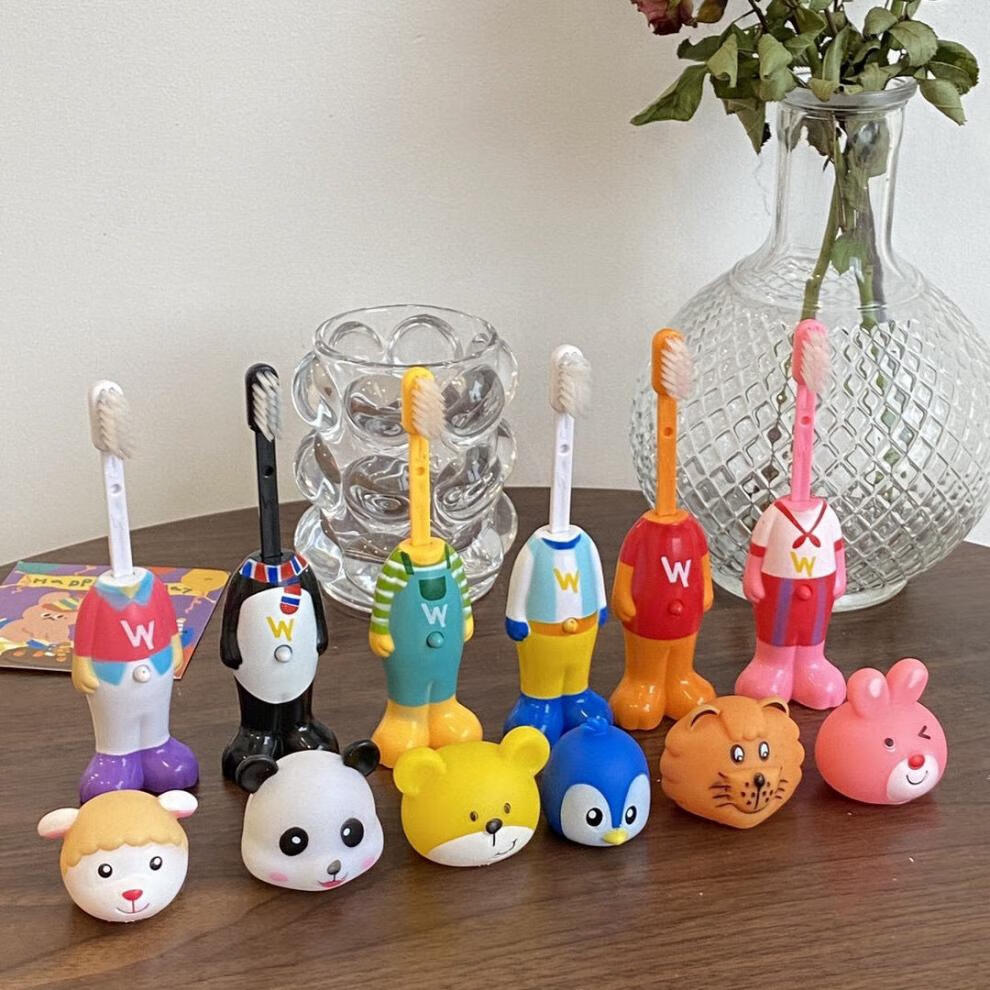 独立包装透明卡通高颜值儿童可爱牙刷212岁独立兔子牙刷