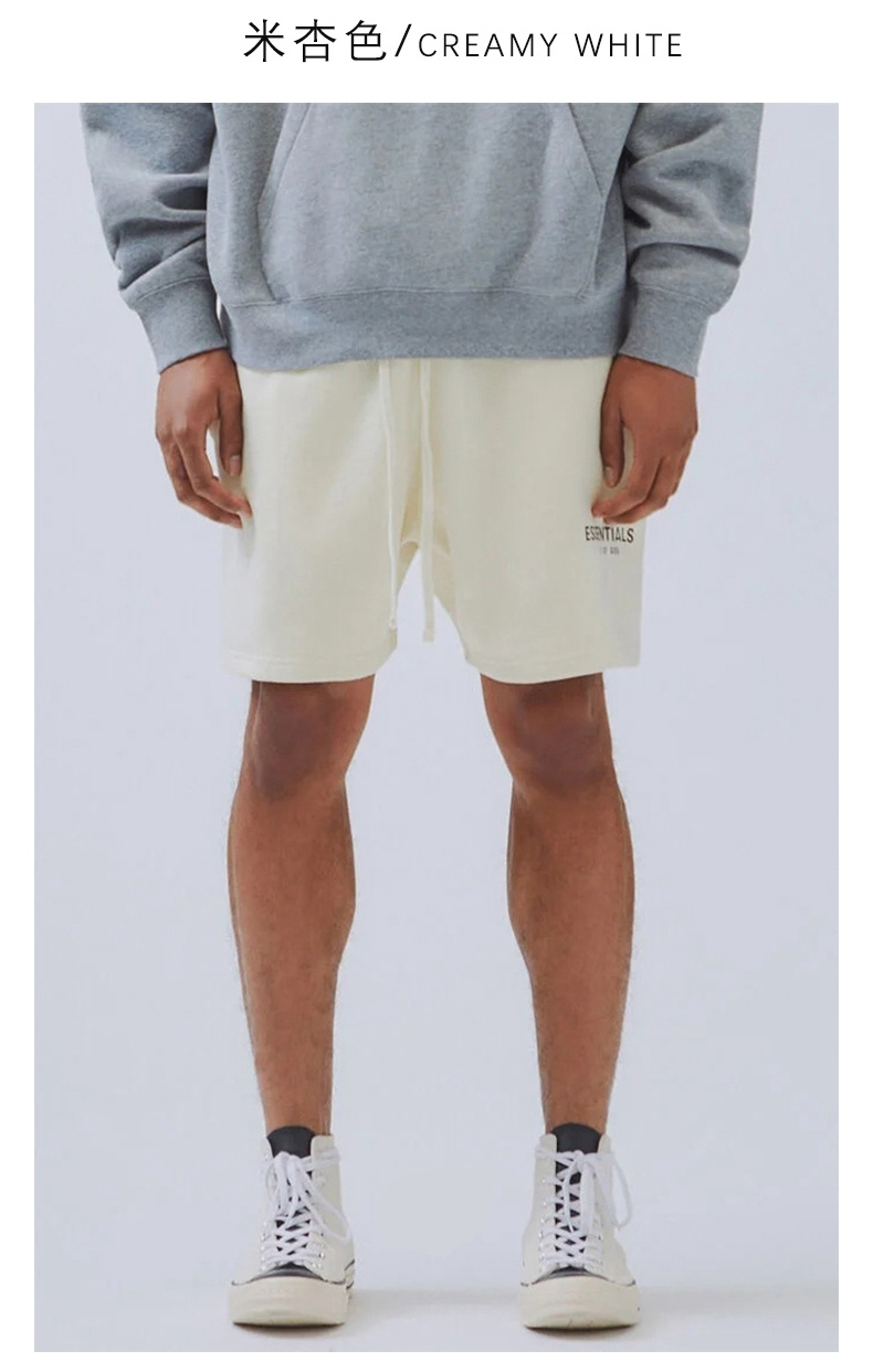 汤米伍德essentials短裤运动休闲宽松五分裤男女中性夏季黑色美式潮