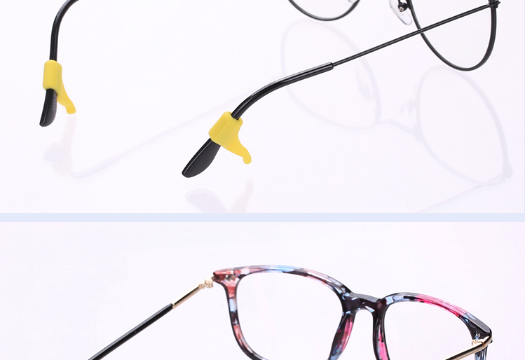 眼镜防滑耳勾固定托耳眼睛支架眼镜腿防滑套硅胶耳挂耳托防掉托套