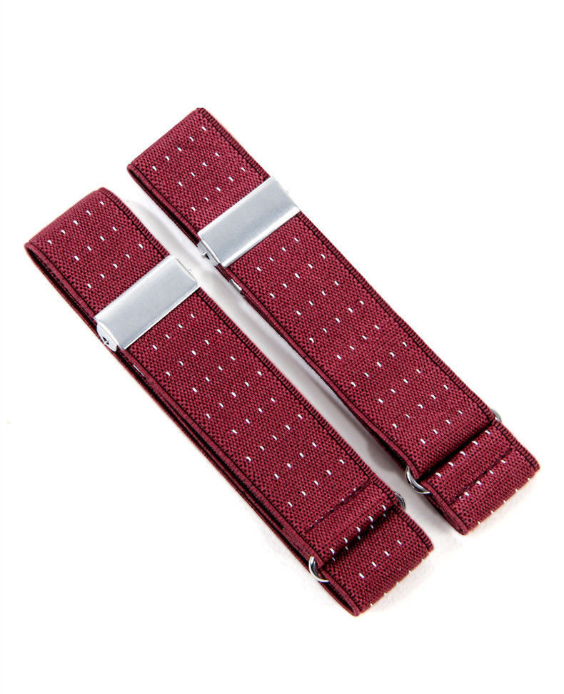 袖箍欧美复古袖子固定花式调酒师衬衫防滑环压轴臂环袖箍绑带袖环酒红