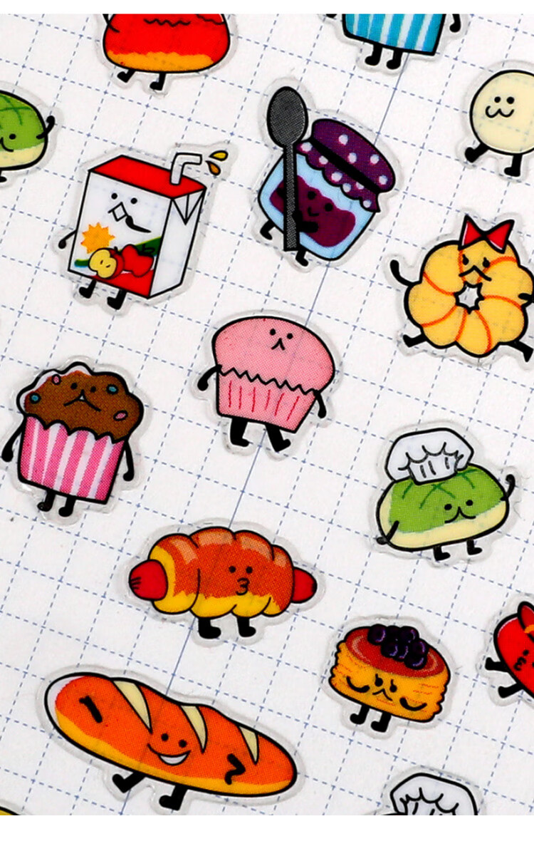 nekoni柴犬贴纸手帐pet防水可爱手机后壳杯子小图案装饰小贴画乳白色