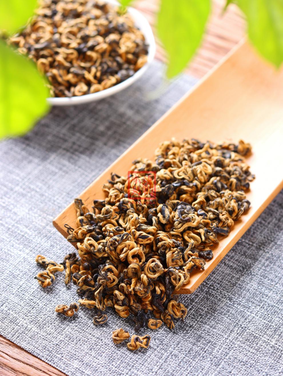 滇红茶叶 500克盒装 浓香型凤庆蜜香红螺红茶 罐装 500g【图片 价格