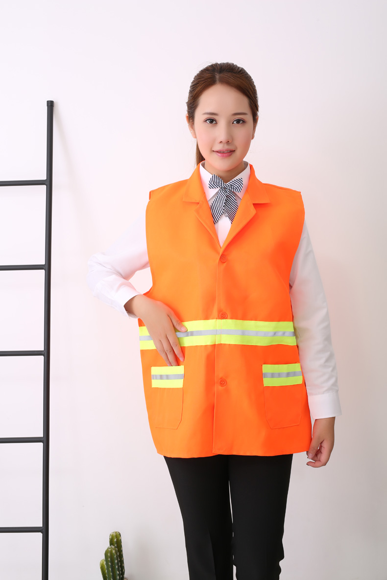 保洁员清洁工打扫卫生工装反光环卫马甲背心工作服马夹定赠送随机礼品