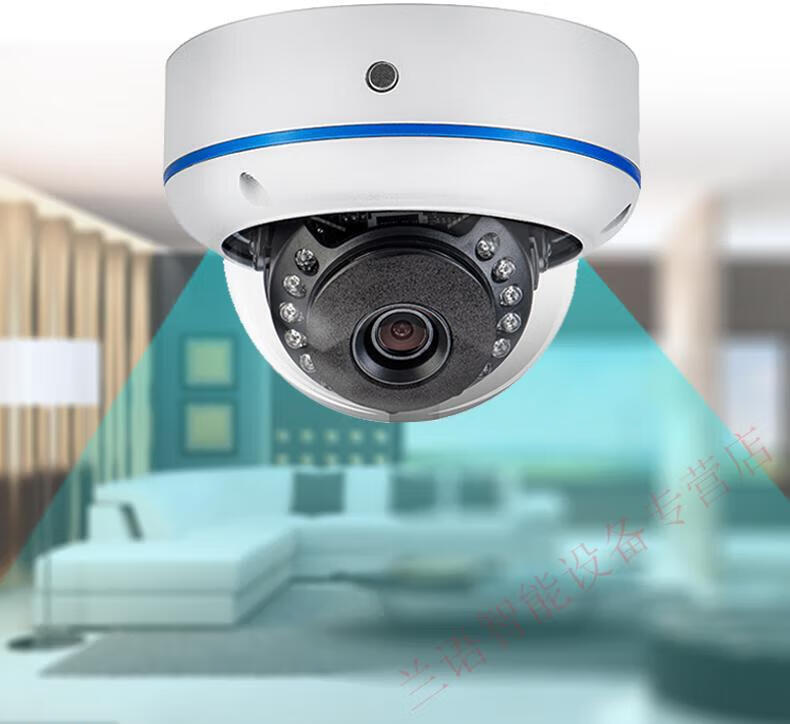 华为(huawei)智选通用无线监控摄像头360度全景连远程教室学校家用吸