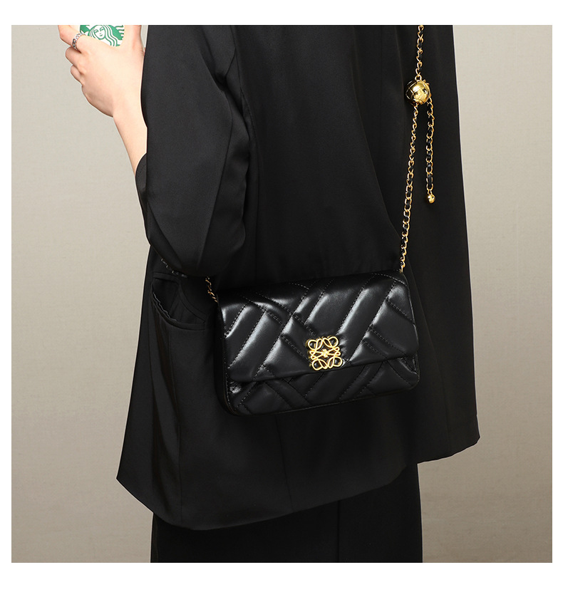 520情人节礼物劳斯尼亚奢侈品牌包包新款斜挎包轻奢质感小众链条小方