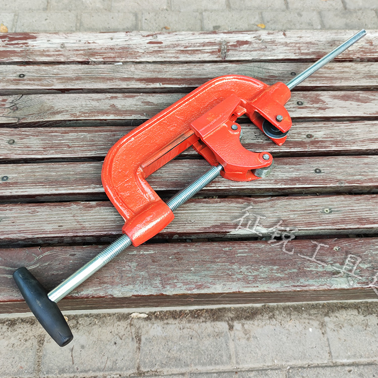 手动管子割刀镀锌管水管割管器外架钢管铁管工具架子管切割刀大号 5号