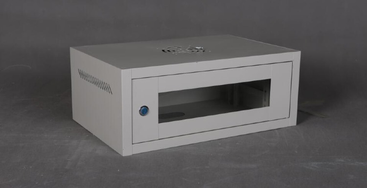 2u网络小机柜壁挂交换机路由器挂墙壁柜挂壁机箱4u弱电立式 4u加厚款