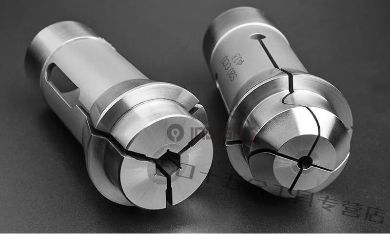 高精走心机夹头导套钨钢扶咀主副轴夹头西铁城斯大走芯机背夹 米白色