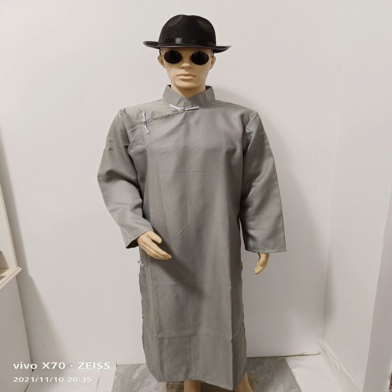 民国长衫教书先生长袍马褂中式唐装相声话剧大褂觉醒年代演出服装p