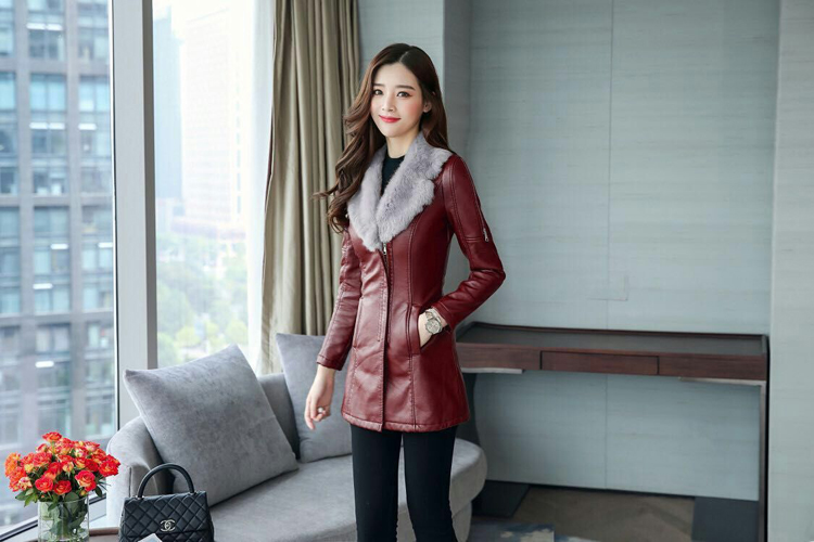 【高档羊皮】女士穿的皮袄真皮皮衣外套女2019新款女装加绒小皮衣
