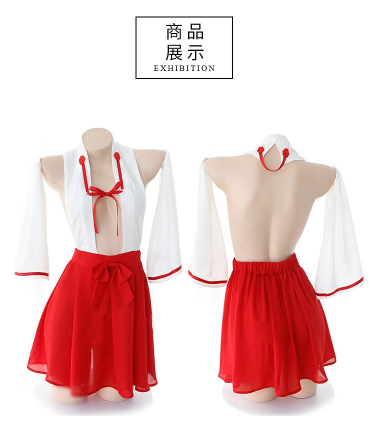 情趣内衣女角色扮演日系巫女二次元cospaly伪娘性感诱惑装情趣套装