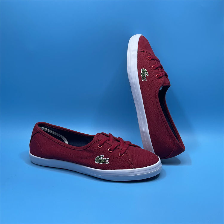 zhio 法国鳄鱼女鞋高颜值休闲舒适轻便透气甜美鳄鱼帆布鞋 图三 36