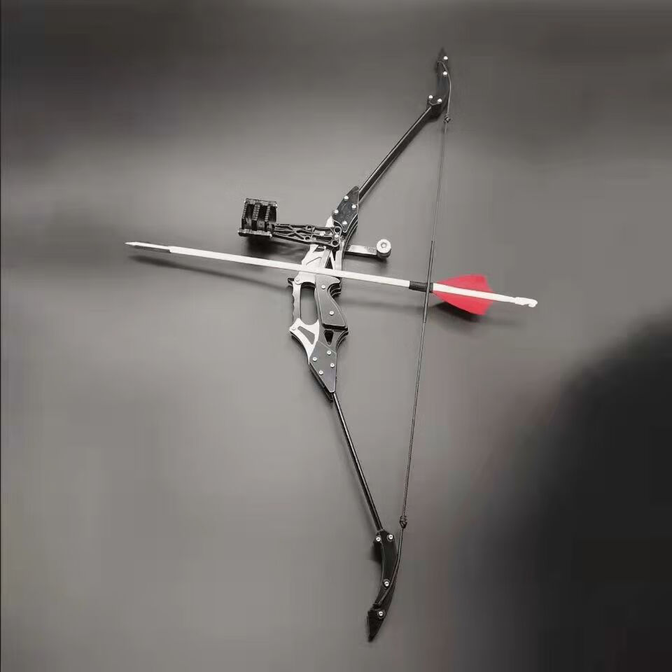 反曲弓直拉弓小弓箭车猎弓禁止捕猎竞技射箭大全 传统弓箭(50厘米长)