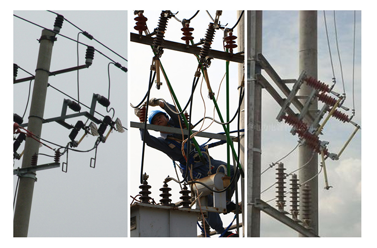 跌落式避雷器 hy5ws-17/50dl-tb 可卸式避雷器 10kv防雷器【3个装】 1