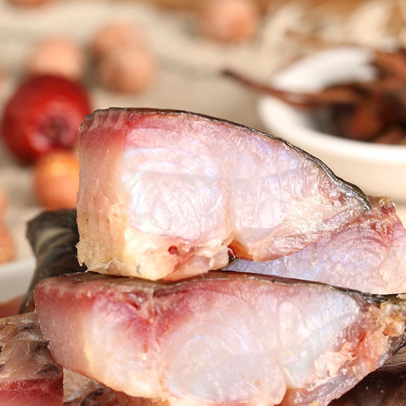 lism年货腊咸草鱼草鱼特色腊味咸草鱼腊鱼块腌制草鱼(非鱼干) 腊咸