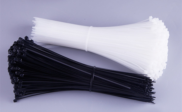 尼龙扎带3 200塑料扎带黑白卡扣自锁式扎带 扎线100条/包扎带 白色