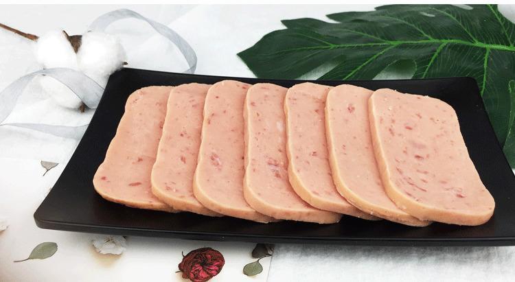 200g 火腿三明治配菜户外方便军罐切片涮火锅猪肉肠配菜 火腿午餐肉