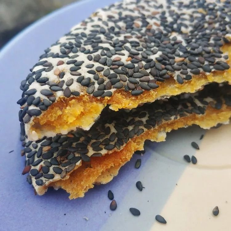 5折 灵山芝麻饼 广西灵山特产芝麻饼沙坪手工制作传统小吃老式横县香