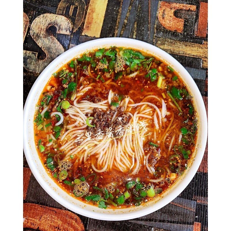 徐州米线三里香肉酱酱香米线350g10包徐州乡土特色美食米线店番茄5份