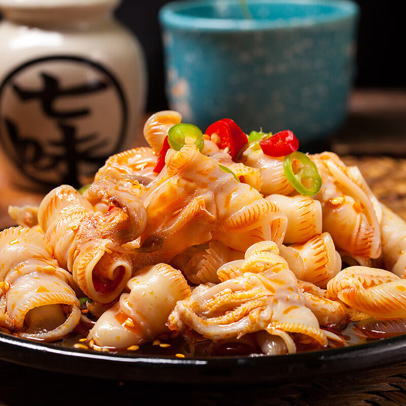 凉拌香辣鹅唇椒香雁唇雁鹅唇酒店饭店用特色半成品凉菜开袋即食椒香雁