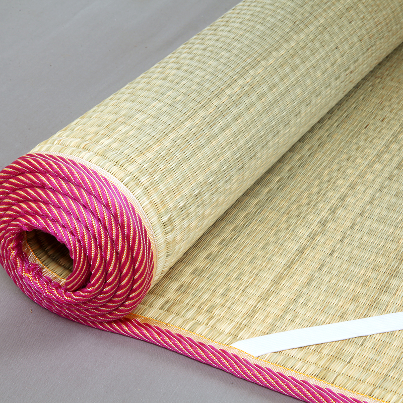 草席加厚凉席蔺草席0.9/1.2/1.5/1.8草凉席子 乳白色 常规不包边 0.